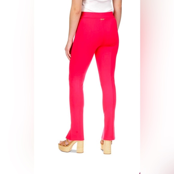Michael Kors Petite Split-Hem Flared Pull-On Pants - Picture 3 of 6